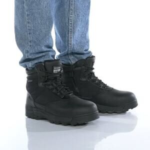 Original S.W.A.T. Mens 4 Black Classic 6" Waterproof Safety Work Boots BR13-13